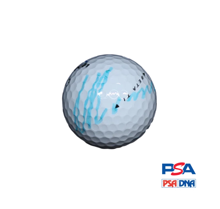 MATTEO MANASSERO SIGNED AUTOGRAPH GOLF BALL - YOUNGEST EUROPEAN TOUR WINNER PSA