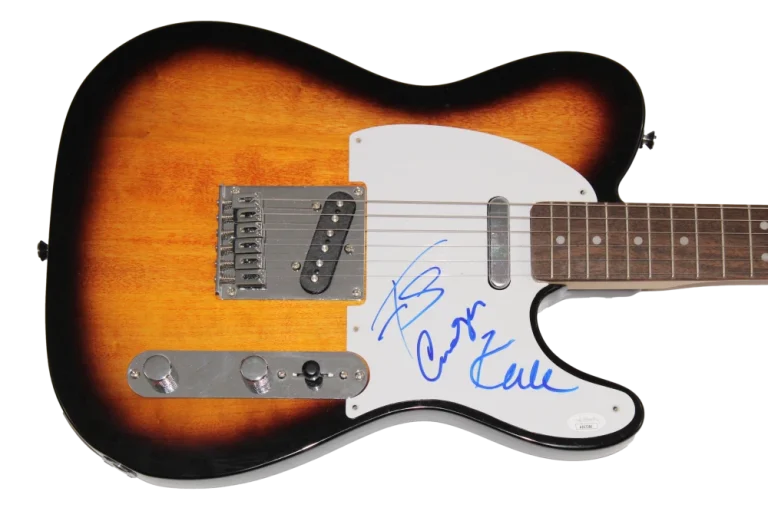 KATE PIERSON, CINDY & FRED SIGNED AUTOGRAPH ELECTRIC GUITAR - THE B52'S JSA COA