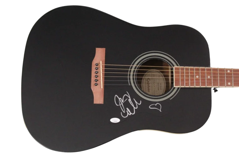 Judy Collins Signed Autograph Full Size Gibson Epiphone Guitar w/ JSA COA