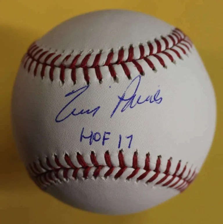 Tim Raines Autographed Chicago White Sox OML Baseball HOF SGC 21060