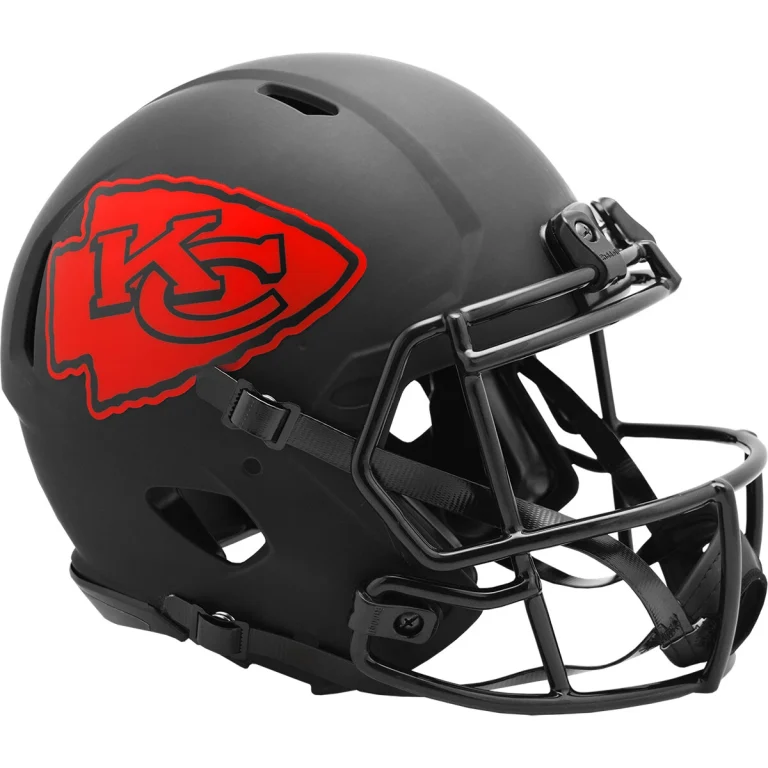 Kansas City Chiefs Full Size Eclipse Speed Authentic Helmet New In Box 26126