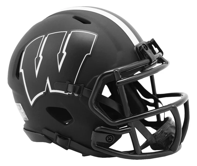 Wisconsin Badgers Eclipse Speed Mini Helmet Riddell New In Box 26989
