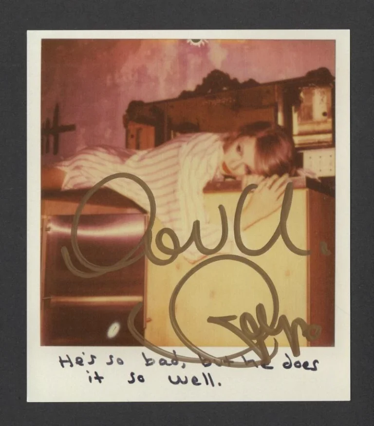 Taylor Swift Signed Autograph 1989 Promo Polaroid Photo - Luv U - JSA COA
