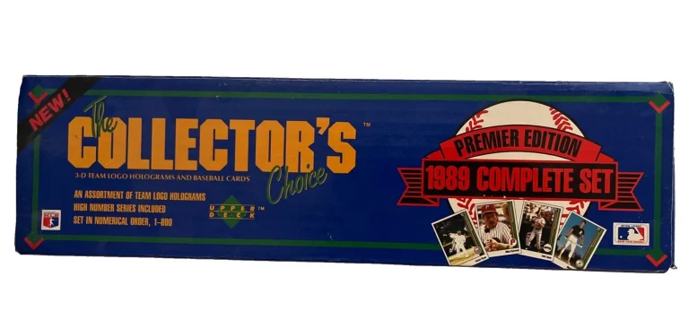 1989 Upper Deck Collector's Choice Complete Baseball Card Set. Factory Edition.