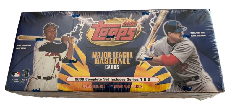 2000 Topps MLB Complete Set - Series 1 & 2 (478 Cards) FACTORY SEALED