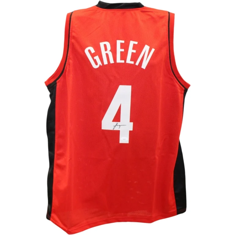 Jalen Green Autographed/Signed Pro Style Sz XL Red Jersey JSA 57917