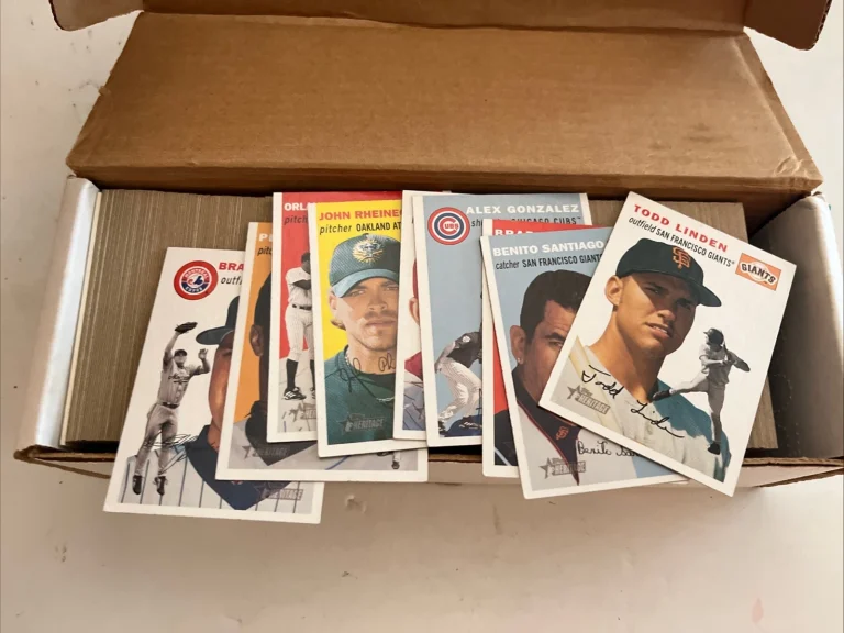 2003 TOPPS HERITAGE BASEBALL CARD COMPLETE SET 1-363