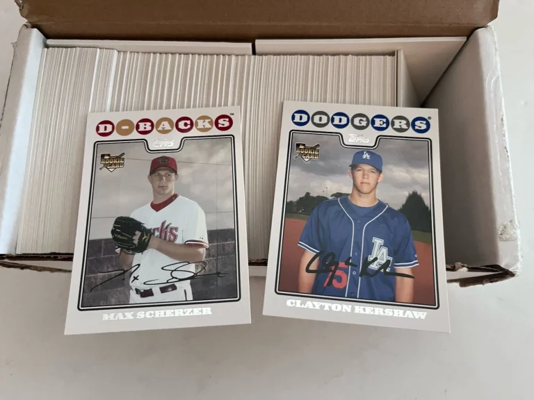 2008 Topps Updates Highlights Complete Set #1-330 Kershaw Scherzer RC Rookie