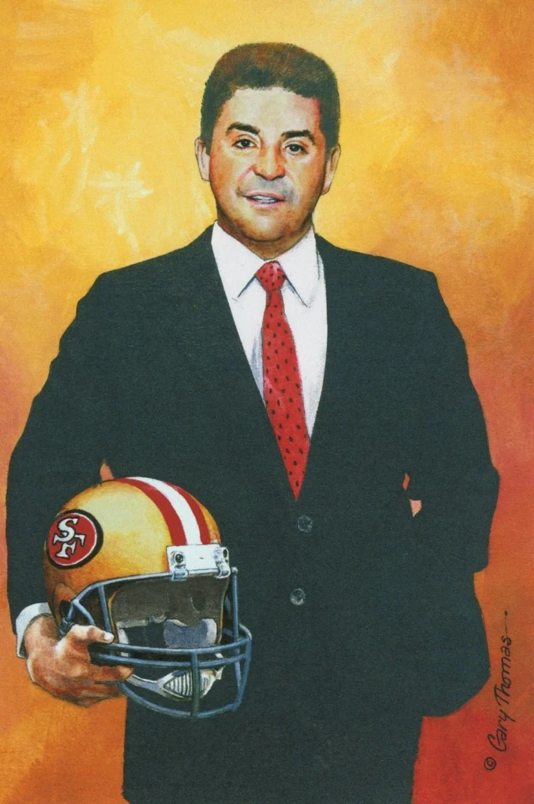 Edward DeBartolo Jr. San Francisco 49ers Goal Line Art Card Class of 2016 58059