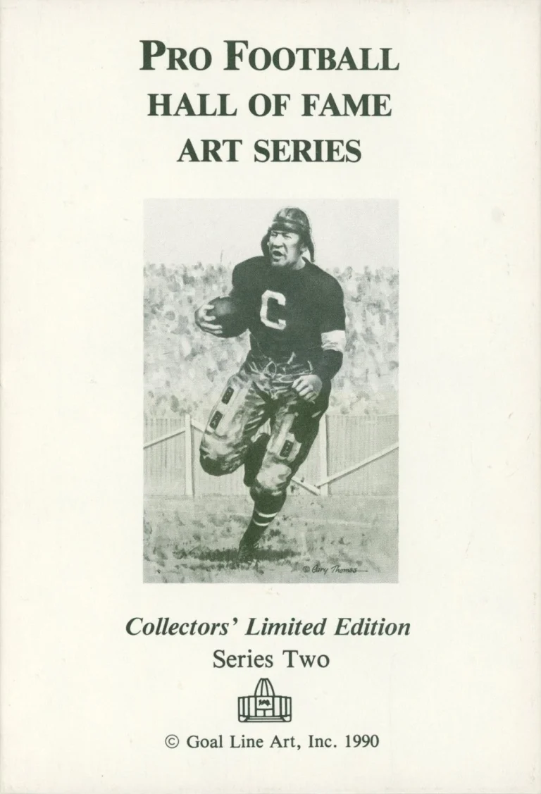 Goal Line Art Series 2 Hall of Fame Unautographed 1990 Complete Set 58180