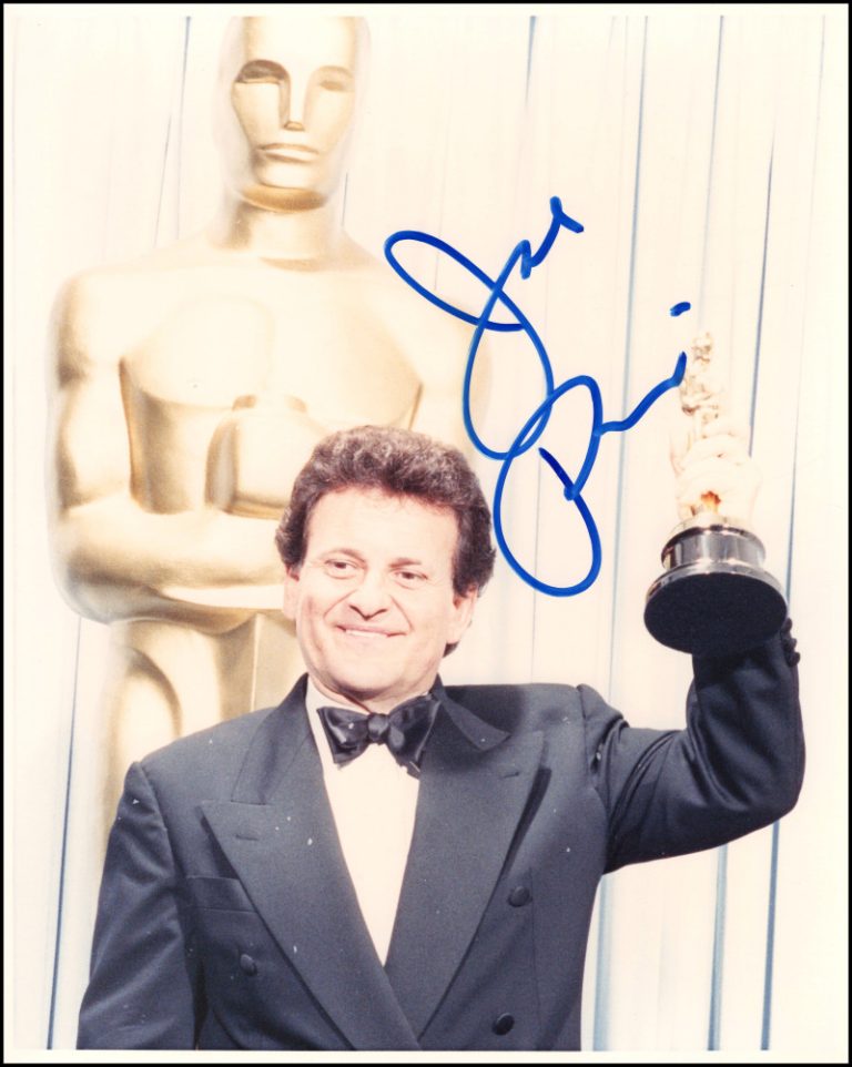 Joe Pesci Signed Autograph 8x10 Photo - Holding Goodfellas Oscar w/ JSA COA