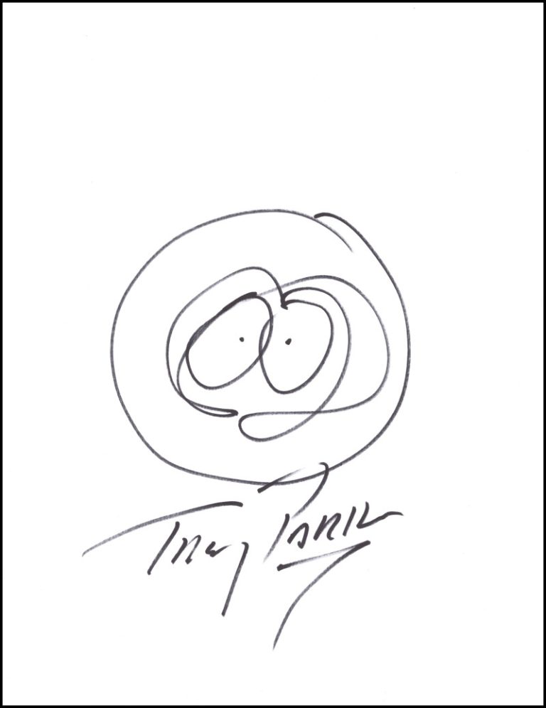 Trey Parker Signed Autograph 11x14 Original Art Sketch  South Park Kenny JSA COA