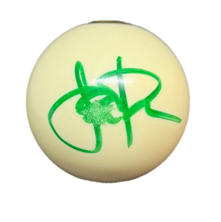 Joe Rogan Signed Autograph Billiards Cue Ball - Fear Factor Experience JSA COA