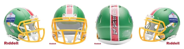 San Francisco 49ers Los Angeles Rams Melbourne 2026 Game NFL Mini Helmet 58253