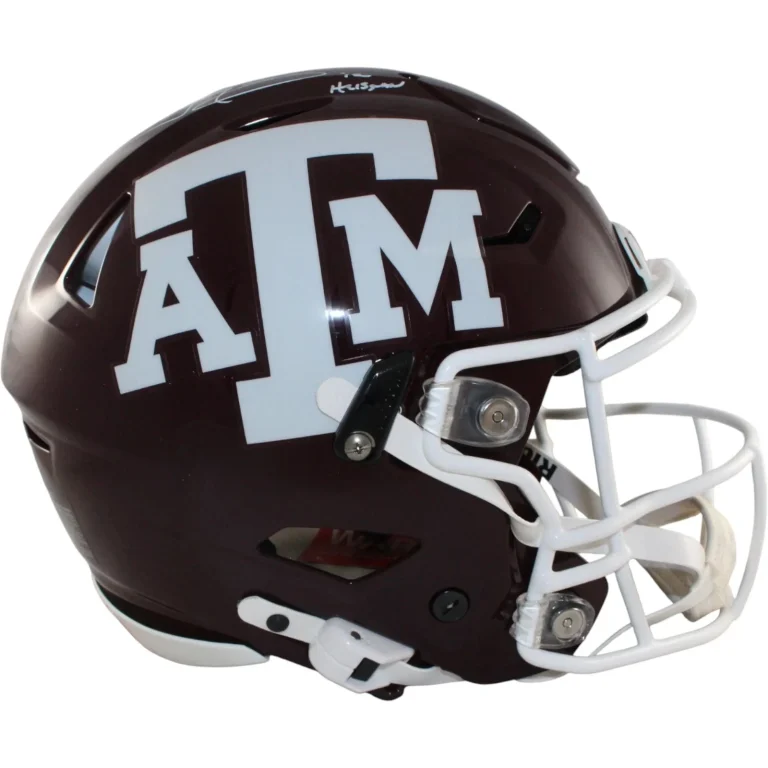 Johnny Manziel Autographed Texas A&M SpeedFlex Helmet Heisman Beckett WIT 58249