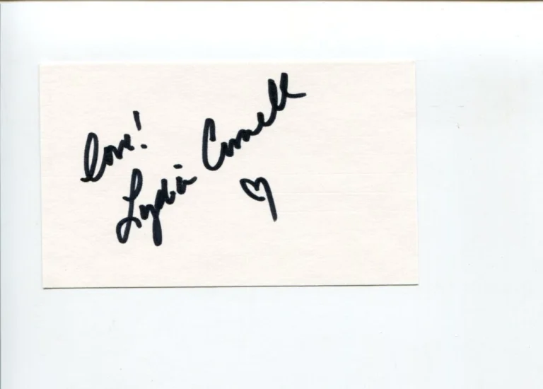 Lydia Cornell Too Close for Comfort Venus Conspiracy Bloodtide Signed Autograph