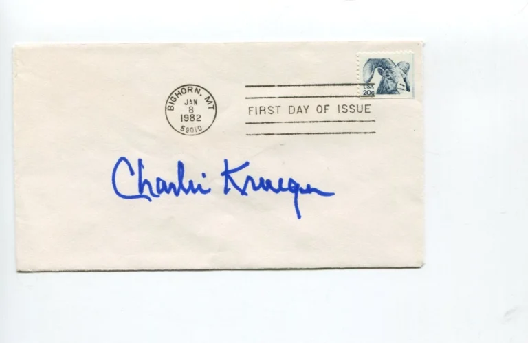 Charlie Krueger Texas A&M Aggies HOF San Francisco 49ers Signed Autograph FDC