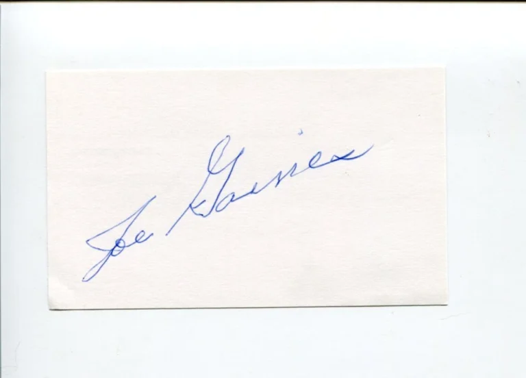 Joe Gaines Houston Colt .45s Astros Baltimore Orioles Cinn Reds Signed Autograph