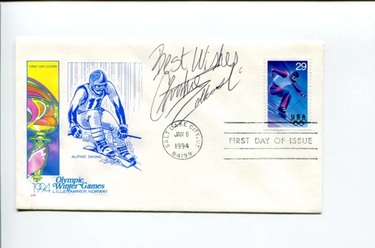 Christine Zukowski U.S. Figure Skater Signed Autograph FDC