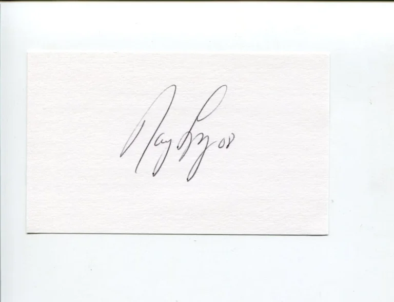 Nancy Lopez LPGA Golf Champion HOF Solheim Cup Signed Autograph