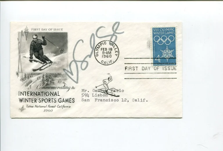 Sarah Schleper US Olympic Alpine Skier Signed Autograph FDC