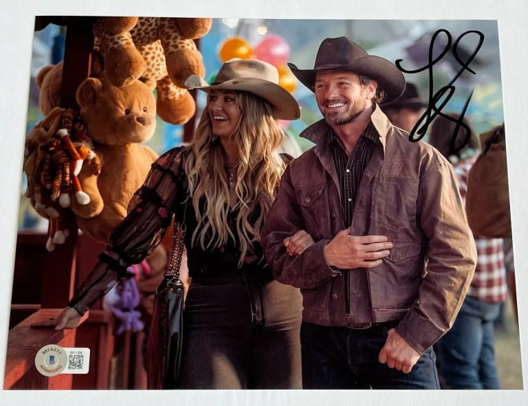 LAINEY WILSON SIGNED AUTOGRAPH YELLOWSTONE 8x10 PHOTO A w/PROOF & BECKETT COA