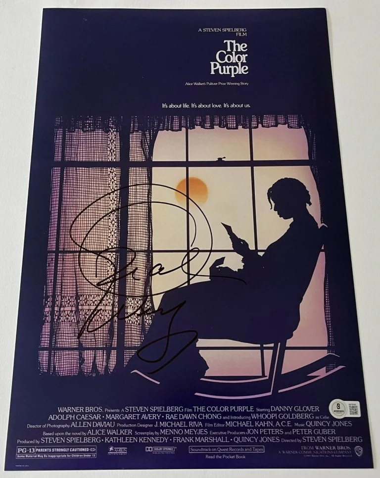 OPRAH WINFREY SIGNED THE COLOR PURPLE 12x18 PHOTO wEXACT VIDEO PROOF BECKETT COA