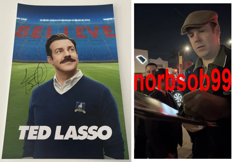 JASON SUDEIKIS SIGNED TED LASSO 12x18 PHOTO w/EXACT VIDEO PROOF & BECKETT COA