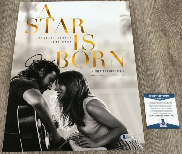 BRADLEY COOPER SIGNED AUTOGRAPH A STAR IS BORN 11x14 PHOTO w/PROOF & BECKETT COA