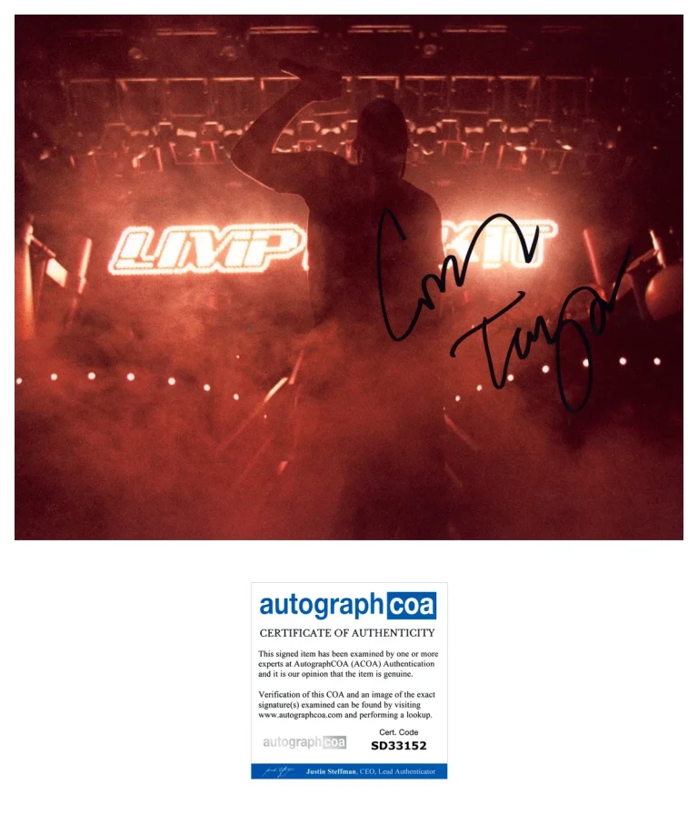 FRED DURST SIGNED AUTOGRAPH LIMP BIZKIT 8x10 PHOTO A w/PROOF & ACOA COA