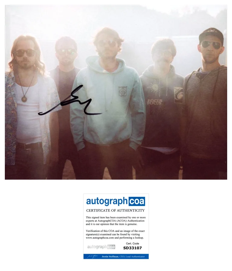 RICK MITAROTONDA SIGNED AUTOGRAPH GOOSE BAND 8x10 PHOTO & COA ACOA