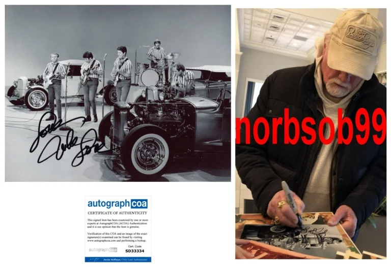 MIKE LOVE SIGNED THE BEACH BOYS 8x10 PHOTO B w/EXACT VIDEO PROOF & AUTOGRAPH COA