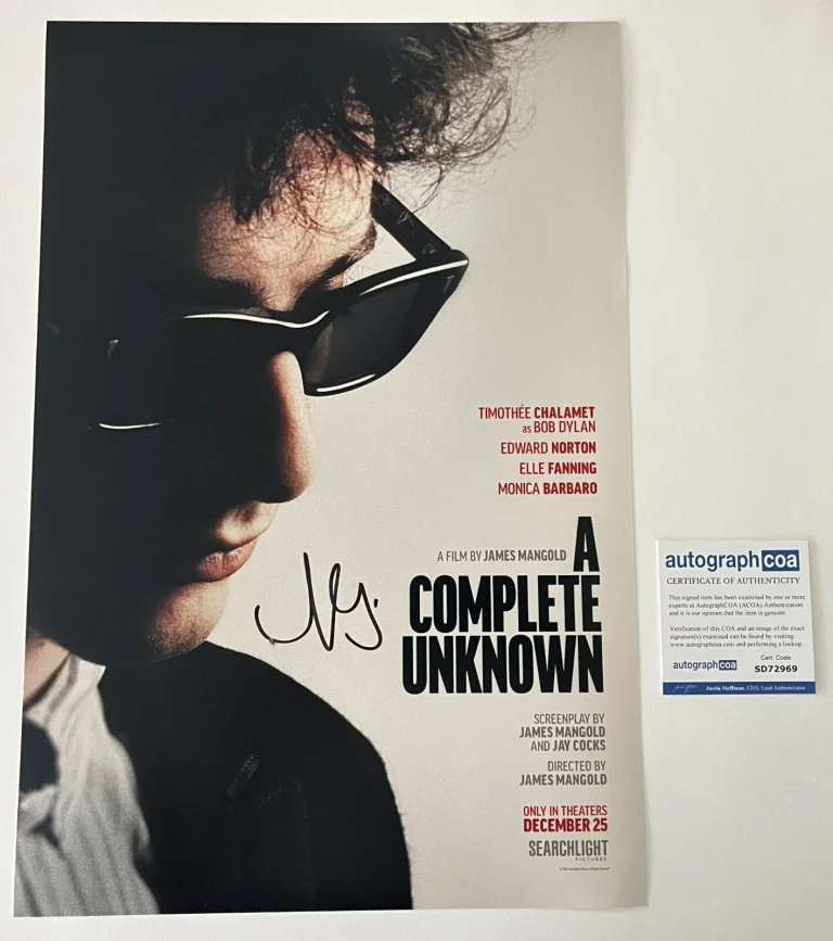 MONICA BARBARO SIGNED A COMPLETE UNKNOWN 12x18 PHOTO w/EXACT VIDEO PROOF & COA