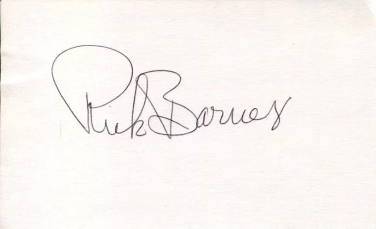 Rick Barnes Texas Longhorns Clemson Tigers Basketball Coach Signed Autograph