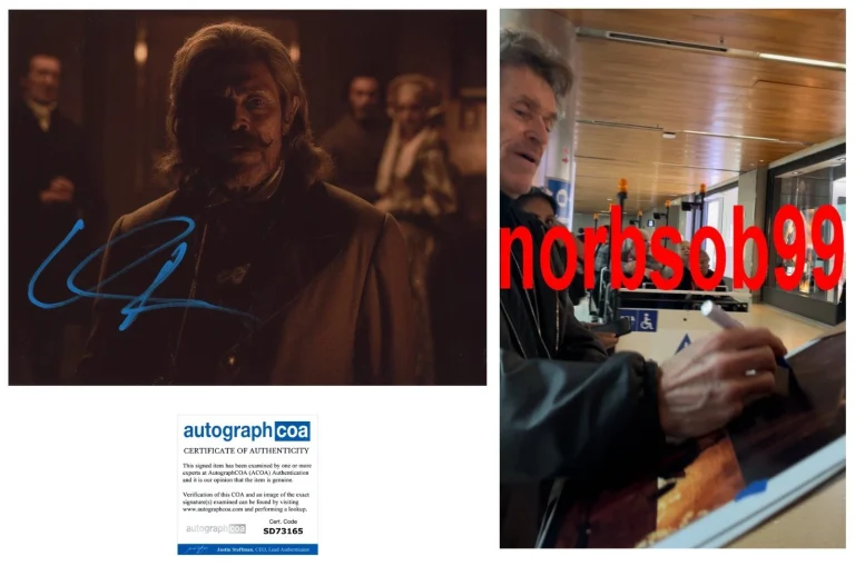 WILLEM DAFOE SIGNED AUTOGRAPH NOSFERATU 8x10 PHOTO C w/EXACT VIDEO PROOF & COA