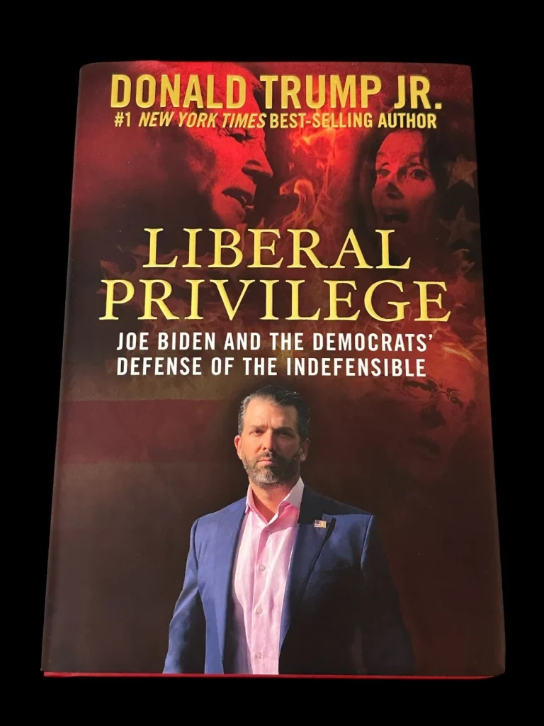 Donald Trump Jr. Son Of President Liberal Privilege Signed Autograph Book COA
