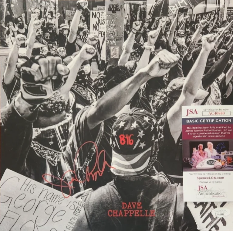 Dave Chappelle Signed 8:46 Album w/ JSA COA #AC40880 Vinyl George Floyd