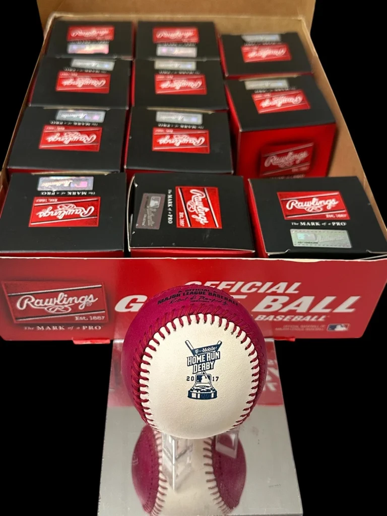 2017 HOME RUN DERBY MAGENTA MONEYBALL New Rawlings Baseball Aaron Judge Champion