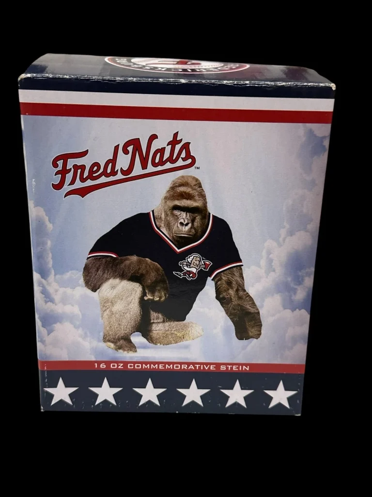 Fredericksburg Nationals Commemorative Harambe Gorilla SGA Stein FredNats NIB