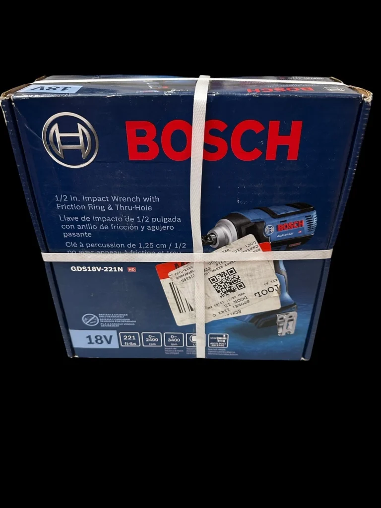Bosch GDS18V-221N 1/2 In. Cordless Impact Wrench 18 Volt  (TOOL ONLY) New In Box