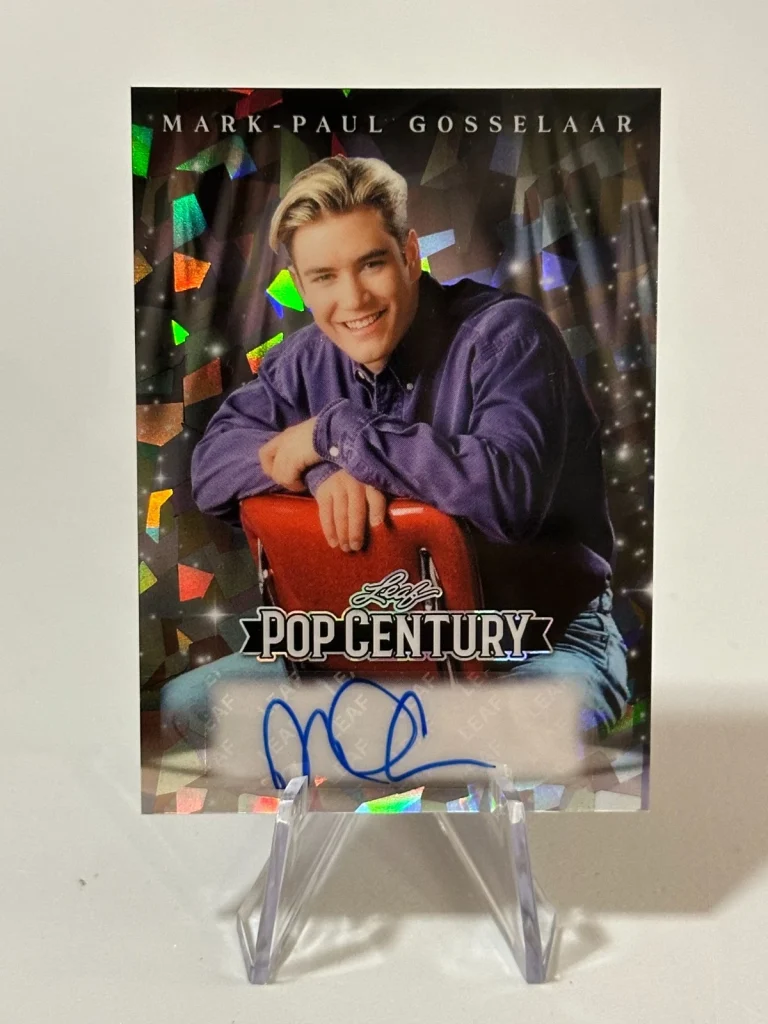 2026 Leaf Metal Pop Century Mark-Paul Gosselaar Silver 13/25 Signed Autograph