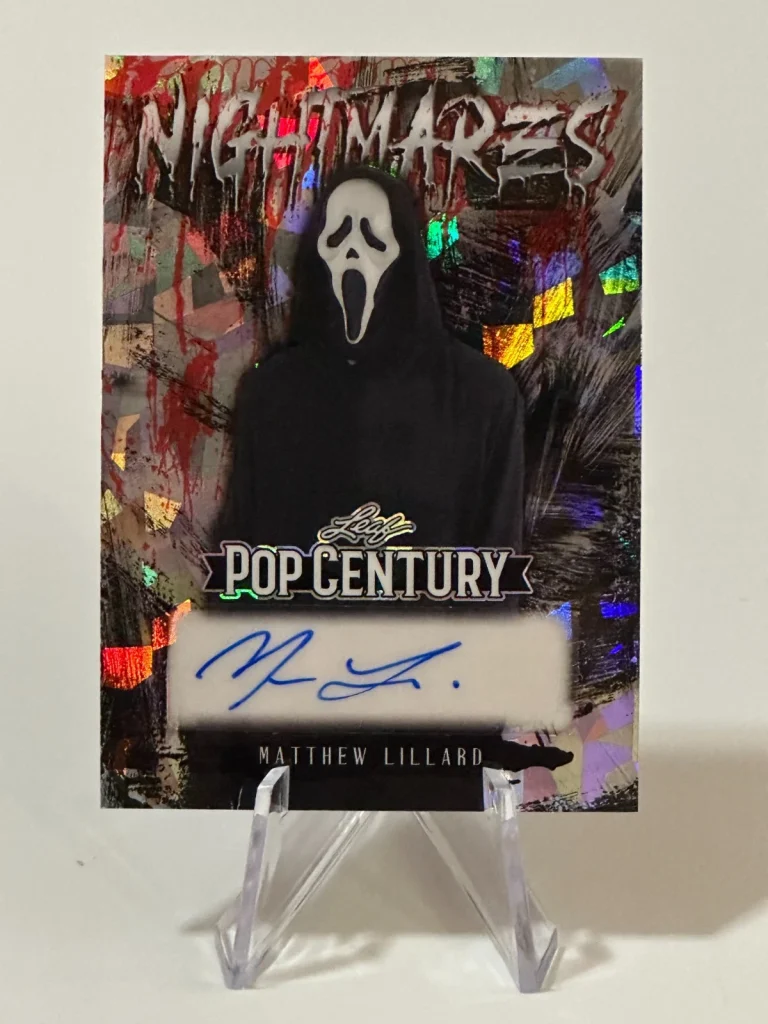2026 Leaf Metal Pop Century Matthew Lillard Ghostface 11/20 Signed Autograph