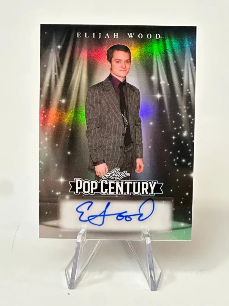 2026 Leaf Metal Pop Century Elijah Wood Frodo LOTR Black 6/10 Signed Autograph