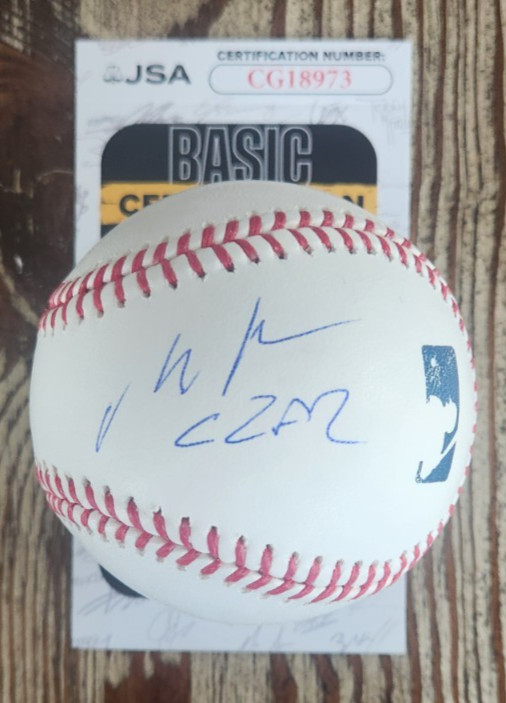 Tom Homan Signed OMLB Baseball w/ JSA COA #CG18973 MAGA Border Czar Donald Trump