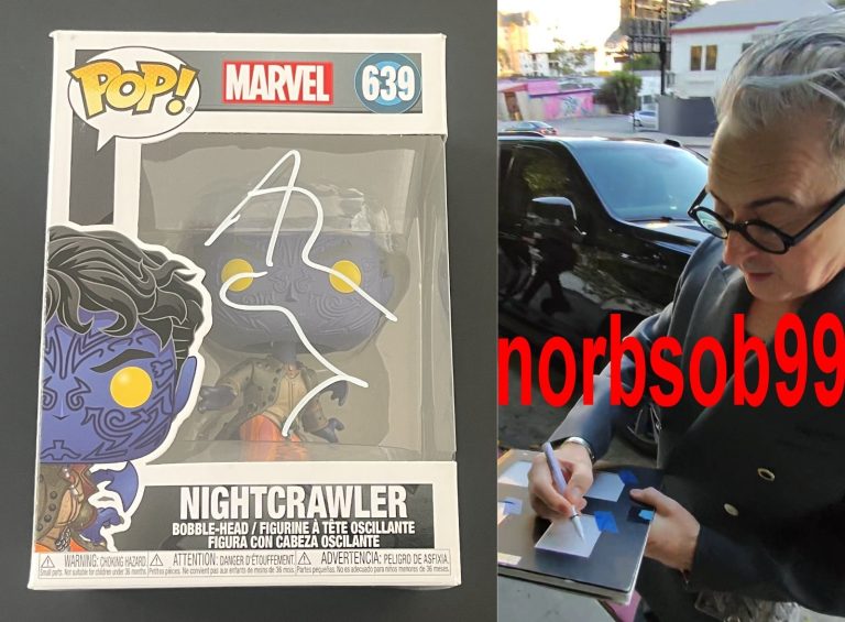ALAN CUMMING SIGNED X2 X-MEN UNITED NIGHTCRAWLER FUNKO w/EXACT PROOF BECKETT COA