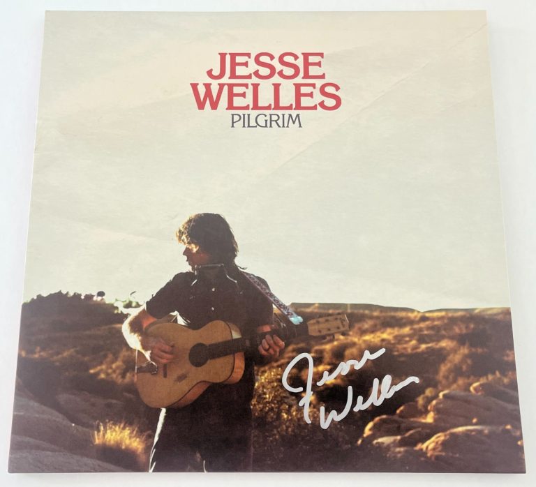 JESSE WELLES SIGNED AUTOGRAPH PILGRIM VINYL ALBUM RECORD w/PROOF & BECKETT COA