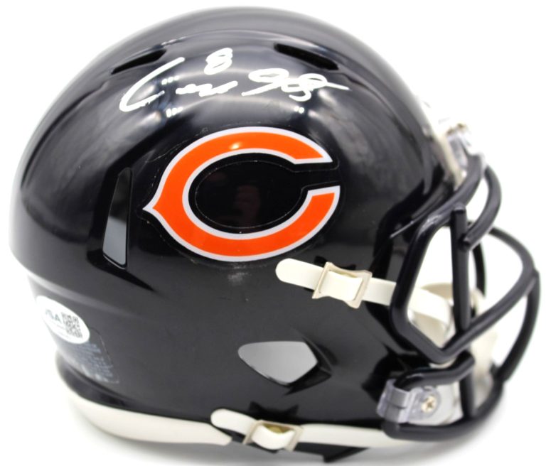 Cairo Santos Chicago Bears Signed Mini Football Helmet w/JSA COA CR86562