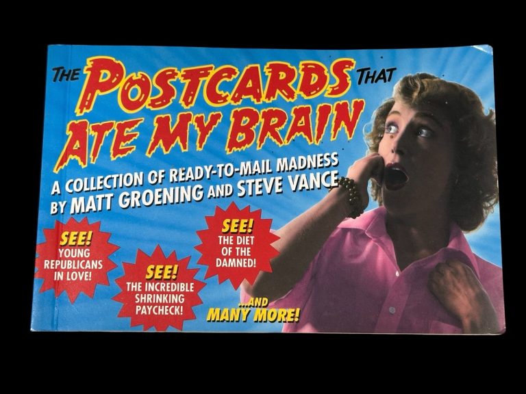 Matt Groening Futurama The Simpsons Disenchantment Artist Signed Autograph Book