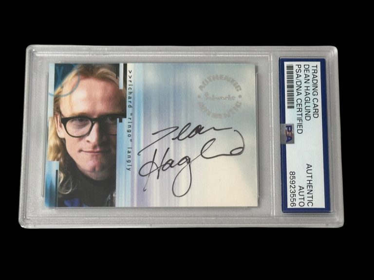 2002 Inkworks The X-Files Season 8 Dean Haglund Richard Langly Autograph PSA DNA