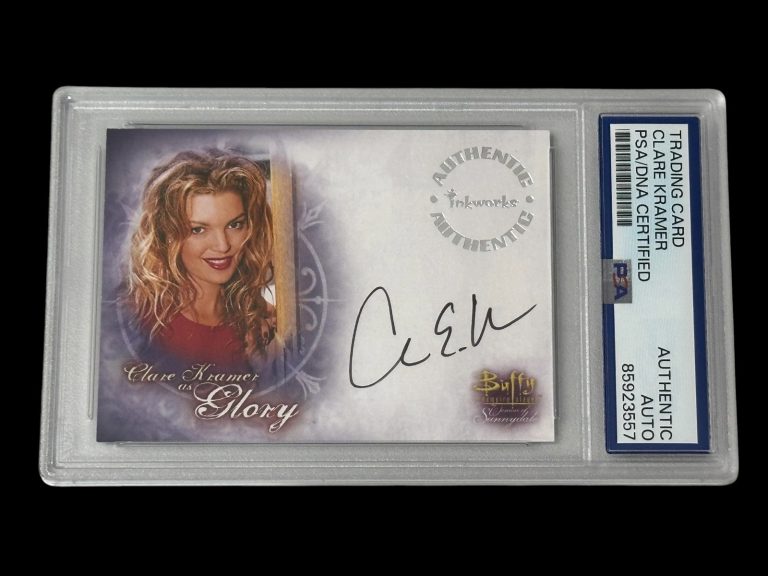 2004 Buffy the Vampire Slayer Women of Sunnydale Clare Kramer Autograph PSA DNA